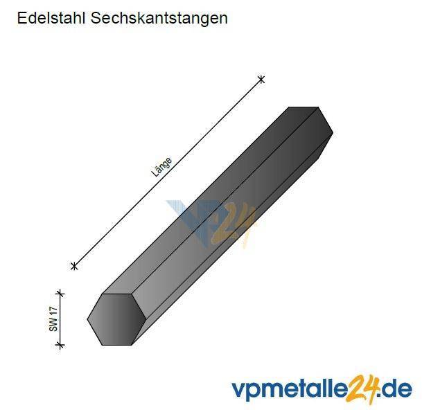 6-Kantstahl 1.4104, gezogen h11