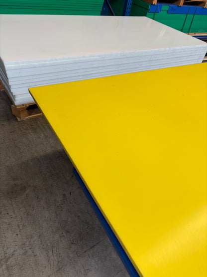 Zuschnitte PE500 HMW GELB | Länge: 1000 mm